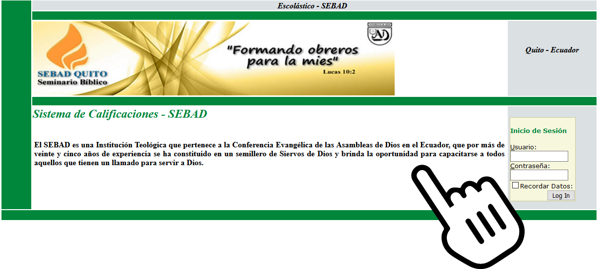 SABER MIS CALIFICACIONES EN SEBAD